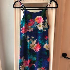 Tropical floral dress